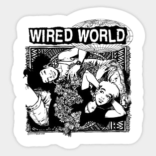 wired world 1989 Sticker